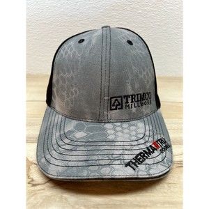 Trimco Millwork Gray Black Mesh Back Baseball Cap Truckers Hat By 360 Apparel